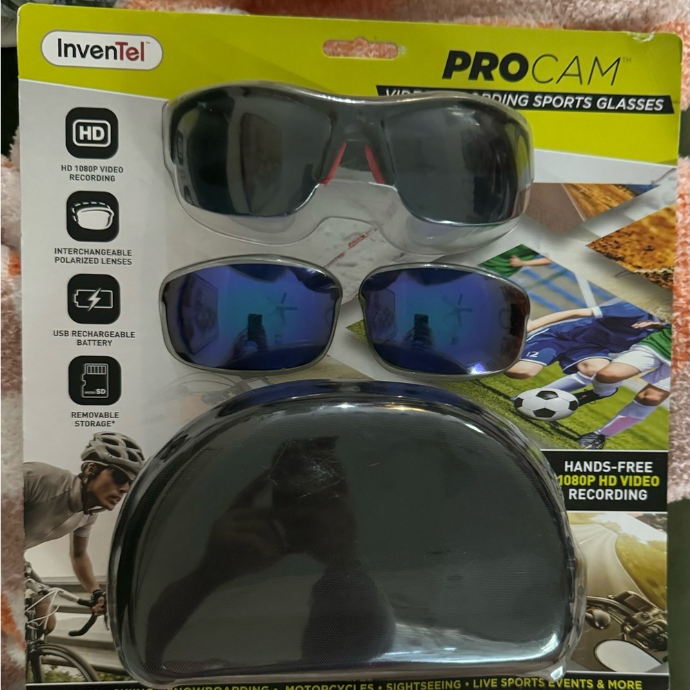 Procam Video Recording Sports Glasses - 3Pcs by Inventel